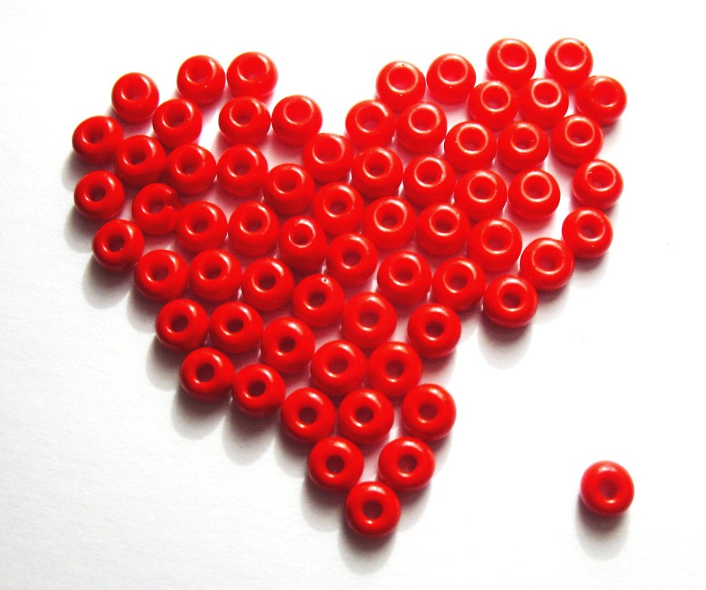 heart beads